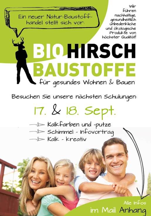 Kostenloser Workshop HAGA Kalkputze und –farben