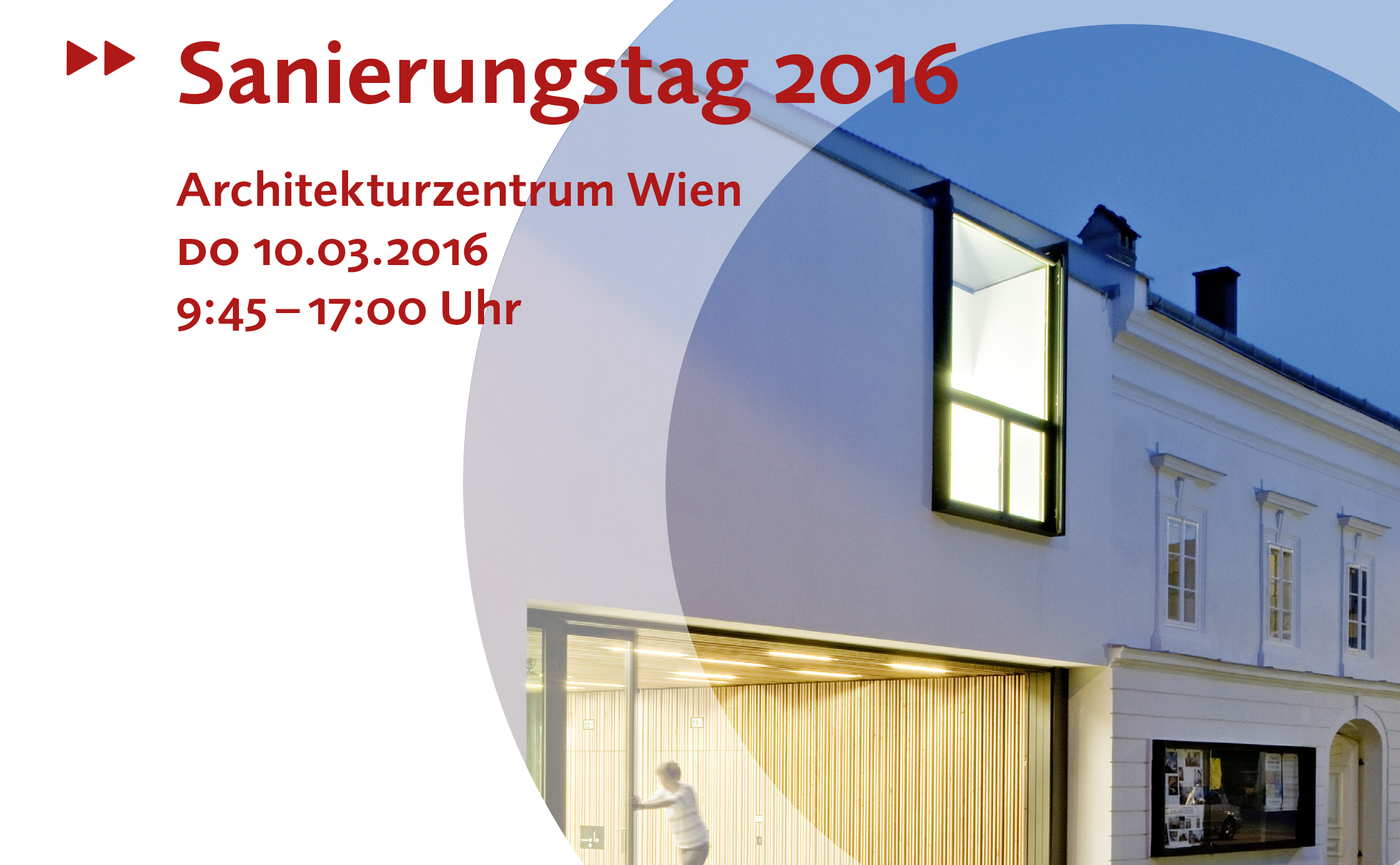 Sanierungstag 2016 im AzW