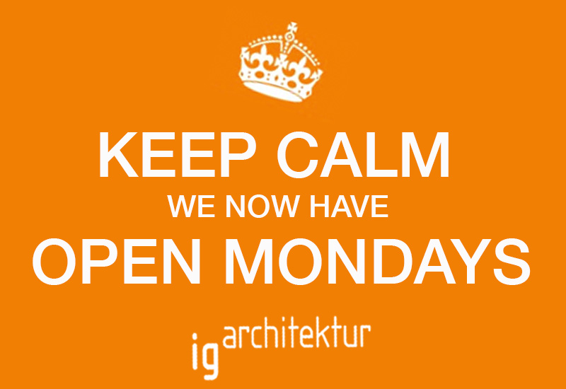 IG Architektur OPEN MONDAY am 4. Juli 2016